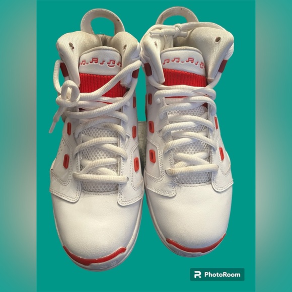 Air Jordan 6-17-23 white fire red - Picture 3 of 5